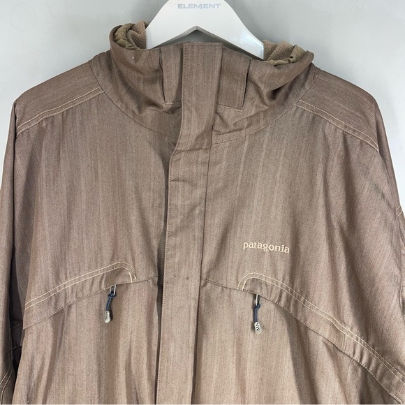 Patagonia Mens Rubicon Sidewall Shell Ski Snow Jacket Brown Large Winter SZ XL - Picture 3 of 16